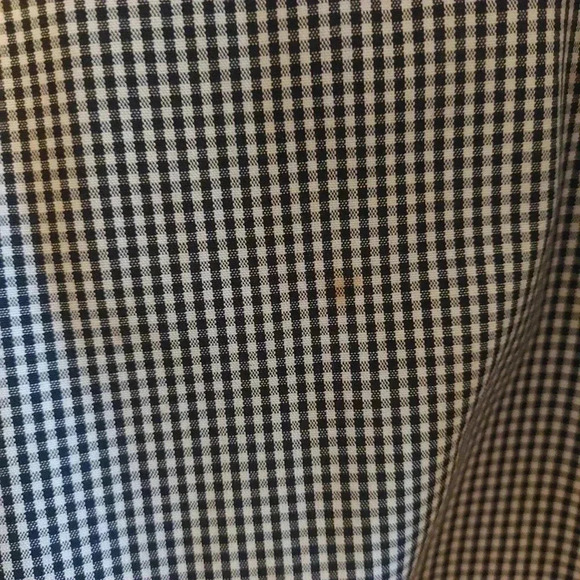 Chocolate Soup Girls Apron Style Dress Black Gingham Houses Ribbon Sz 8 Vintage - Picture 10 of 15